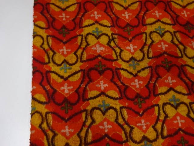  アンティーク　ウール　着尺反物